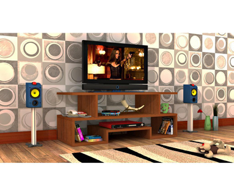 Comoda TV Oyo Concept, PAL, 100x30x50 cm, maro nuca