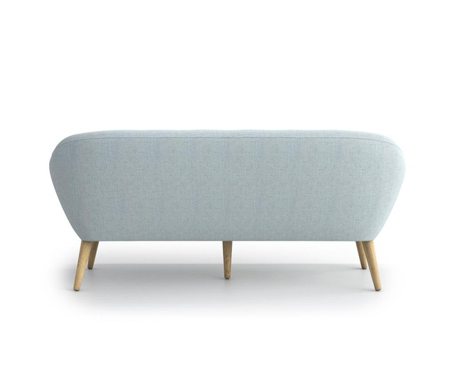 Canapea 3 locuri Optisofa, Elsa Blue, albastru, 185x86x77 cm