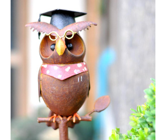 Decoratiune de gradina Owl Professor