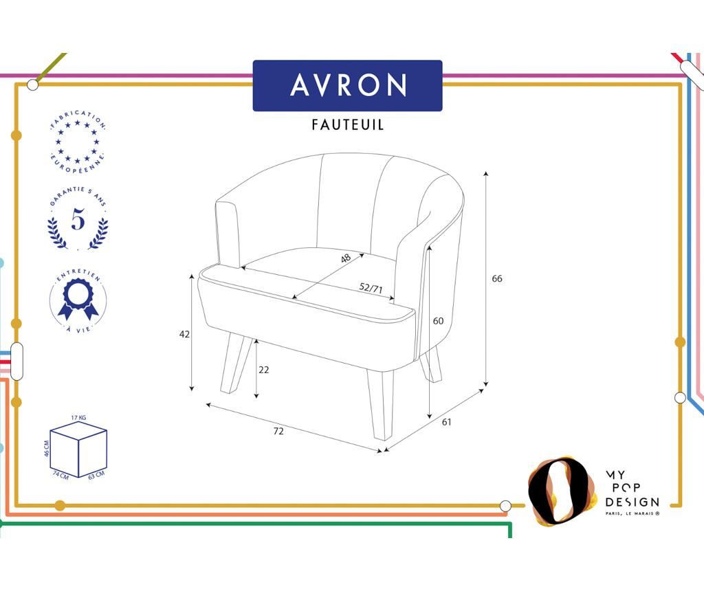 Fotelja Avron Uni - 9