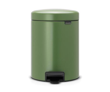 Кош за боклук с капак и педал Brabantia New Icon Green 5 L - Vivre