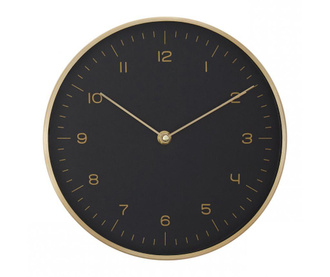 Стенен часовник Elko Black