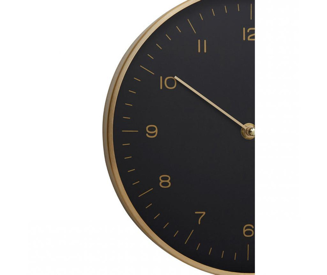 Стенен часовник Elko Black