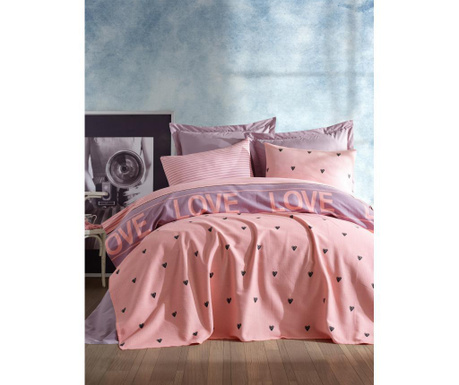 Κουβέρτα καπιτονέ Ramona Lilac 160x235 cm