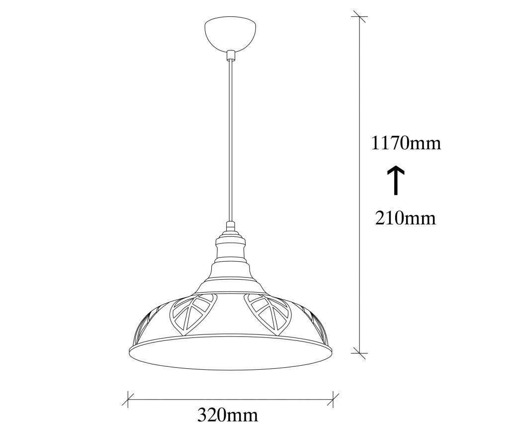 Lampă Suspendată Robustă - 4