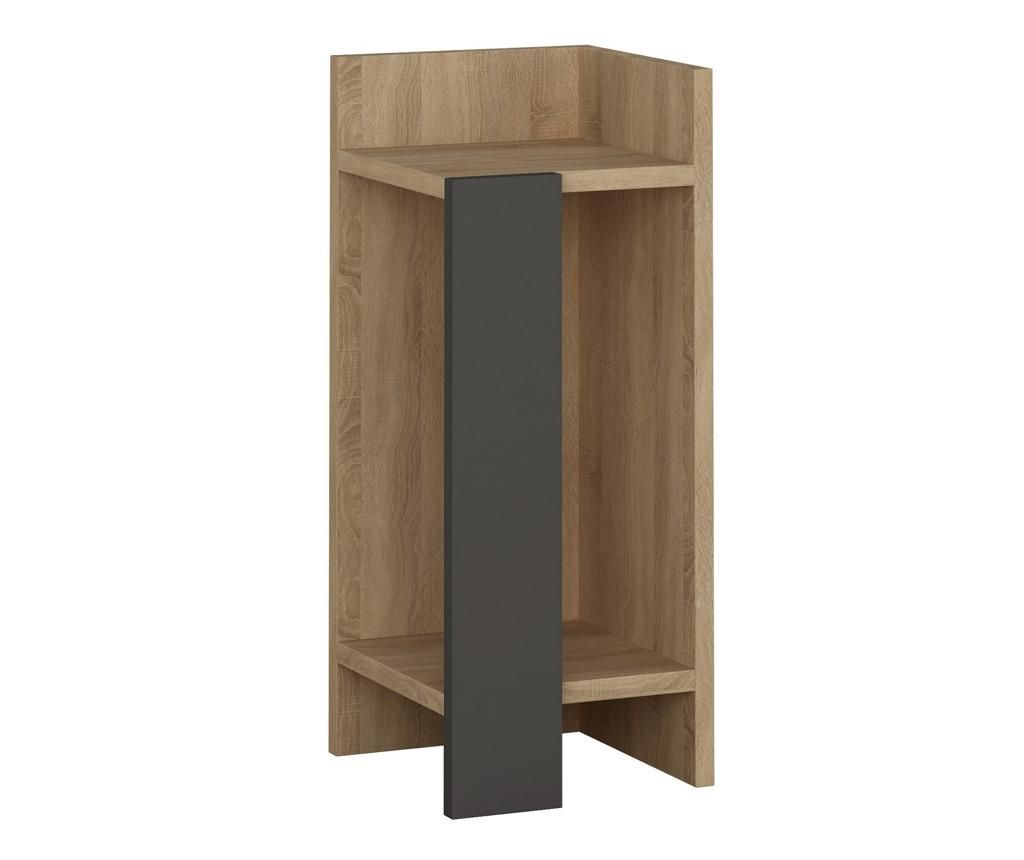 Elos Jobb Oldali Éjjeli Szekrény Szürke