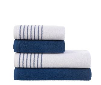 Set 4 prosoape Stripes Blue