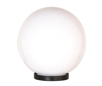 Lampa de exterior Vidik, PVC (policlorura de vinil), negru/alb, 25x25x25 cm