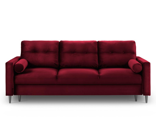 Nairobi Red Háromszemélyes kihúzható kanapé