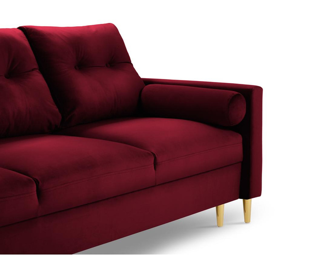 Tokyo Red Háromszemélyes kihúzható kanapé