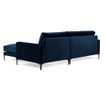 Desna kutna sofa četvorosjed Harmony Dark Blue