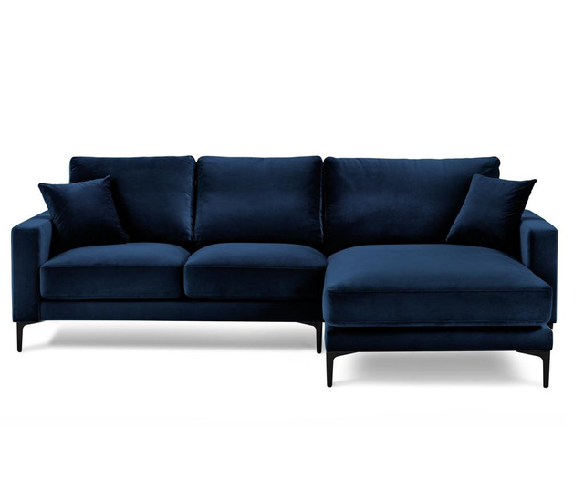 Desna kutna sofa četvorosjed Harmony Dark Blue