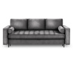 Romeo Dark Grey Háromszemélyes kihúzható kanapé