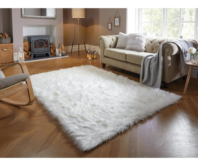 Tepih Sheepskin Faux Ivory 160x230 cm