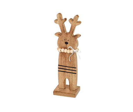 Decoratiune Heaven Sends, Reindeer, lemn, 5x4 cm