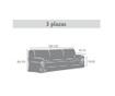 Калъф за триместен диван Levante Grey 180x45x50 cm