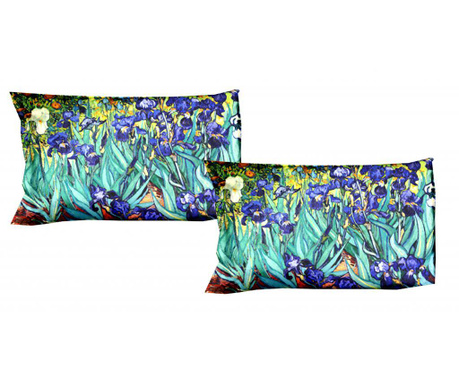 Set 2 jastučnice Van Gogh Iris 50x80 cm