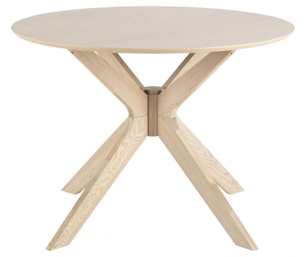 Masa dining Actona, Duncan, MDF, 105x105x75 cm, crem - 2