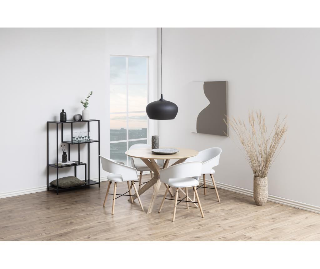 Masa dining Actona, Duncan, MDF, 105x105x75 cm, crem - 3