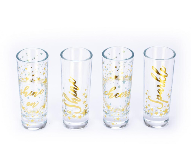 Set 4 čaša za shot Starry Night 60 ml