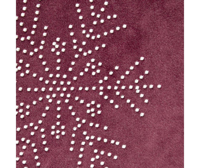 Namizni tekač Snowflakes Purple 40x140 cm