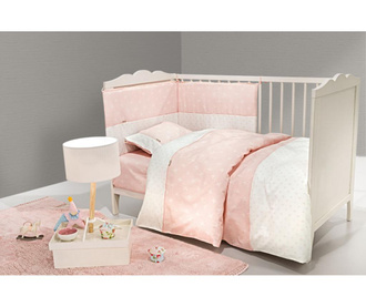 Posteljnina za otroško posteljico Heaven Pink