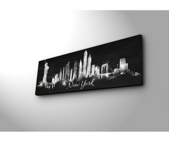 Картина с LED 30x90 см