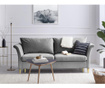Tulipe Light Grey Kihúzható háromszemélyes kanapé