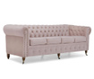 Sofa četvorosjed Chesterfield Light Pink Jasmine Velvet
