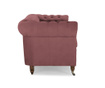 Chesterfield Rust Pink Velvet Négyszemélyes kanapé