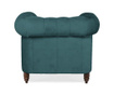 Fotelja Chesterfield Bluegreen Turquoise Velvet
