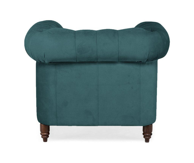 Fotelja Chesterfield Bluegreen Turquoise Velvet