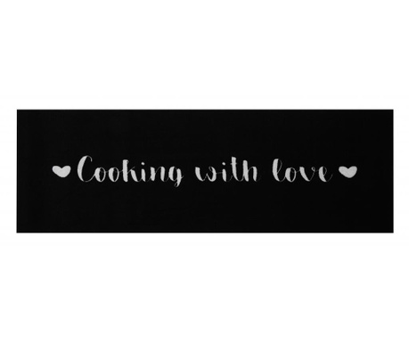 Χαλί κουζίνας Cooking with Love 50x150 cm