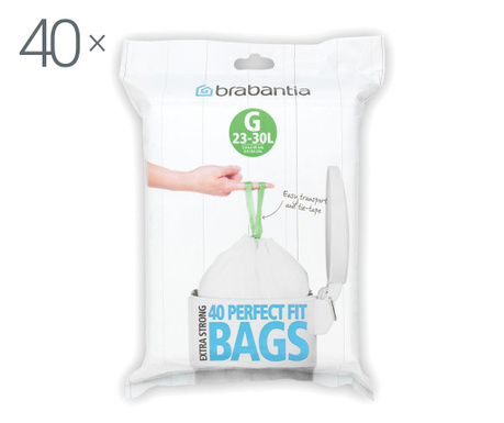 Σετ 40 σακούλες απορριμμάτων Brabantia 30 L