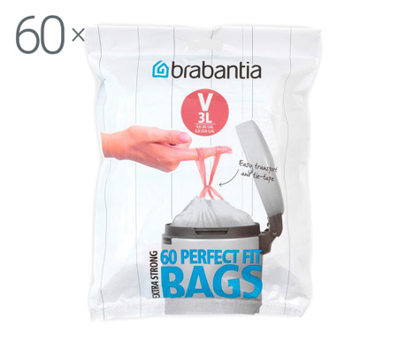 Set 60 saci de gunoi Brabantia