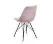 Set de 2 scaune dining Actona, Eris Pink, roz, 54x49x86 cm