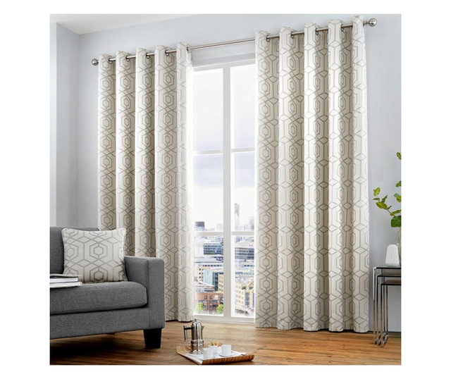 Комплект 2 пердета Camberwell Light Grey 229x229 см