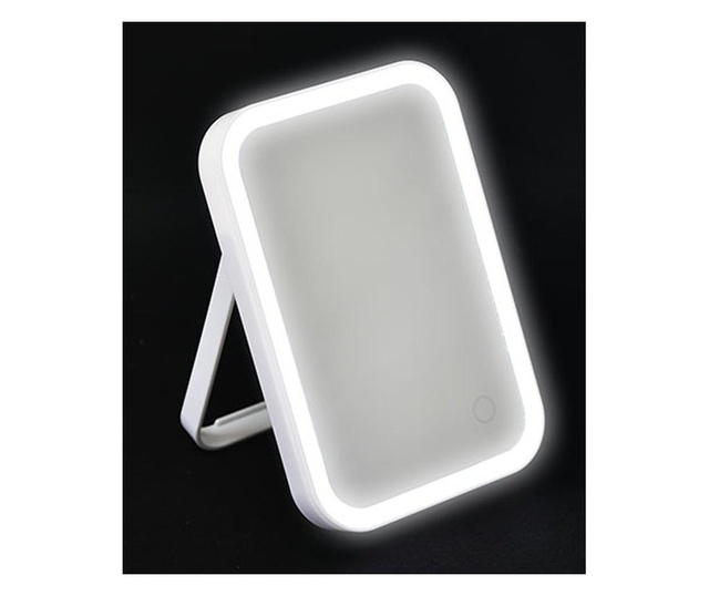 Oglinda cu LED Tendance, sticla, 15x3x22 cm