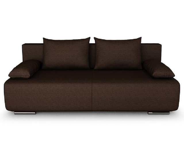 Georgia Etna Dark Brown Háromszemélyes kihúzható kanapé