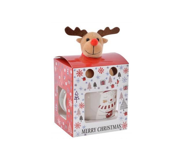 Комплект чаша и играчка Reindeer