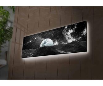 Картина с LED 30x90 см