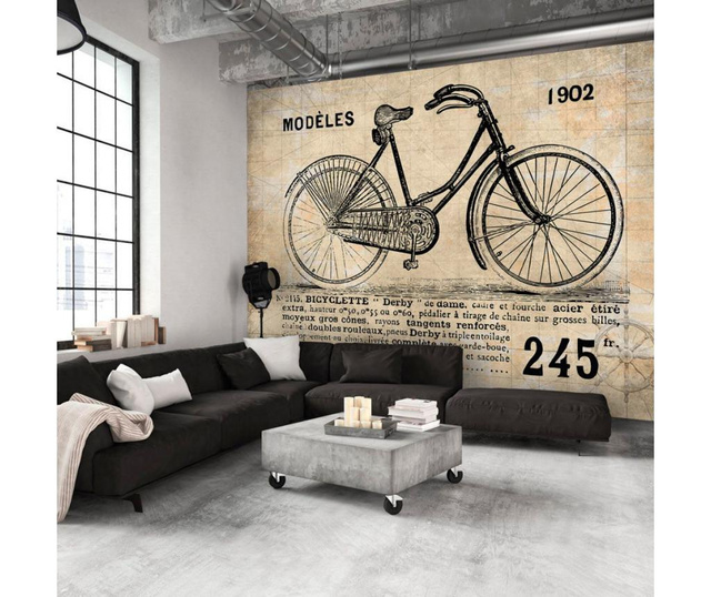 Old School Bicycle Fotótapéta 280x400 cm