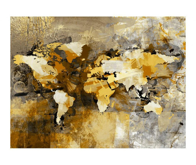 Artistic Map Of The World Fotótapéta 309x400 cm
