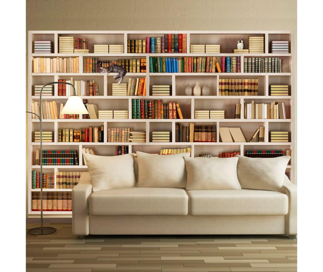 Stenska tapeta Home Library 70x100 cm