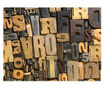 Wooden Letters Fotótapéta 270x350 cm
