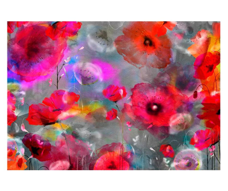 Fototapeta Painted Poppies 175x250 cm