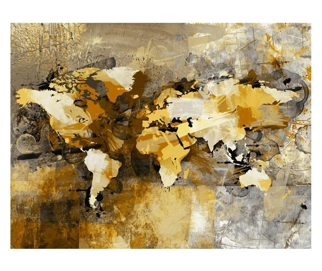 Artistic Map Of The World Fotótapéta 309x400 cm