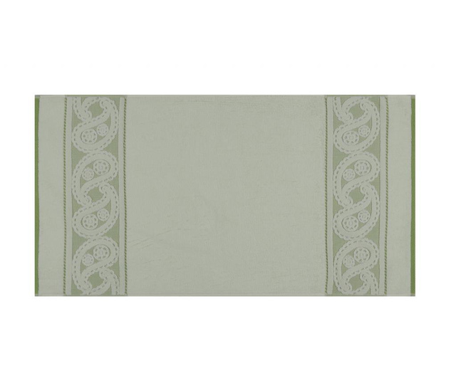 Set 2 prosoape de baie Jacquard Hobby, Hurrem Green, bumbac, 50x90 cm, verde