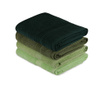 Set 4 prosoape de baie Hobby, Shades Green, bumbac, 70x140 cm, verde