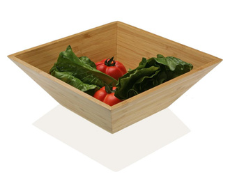 Bol pentru salata Versa, lemn, 28x10x3 cm